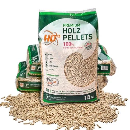 Rettenmeier Energy Wood Premium – dřevěné pelety ENplus A1 / paleta 1 050 kg